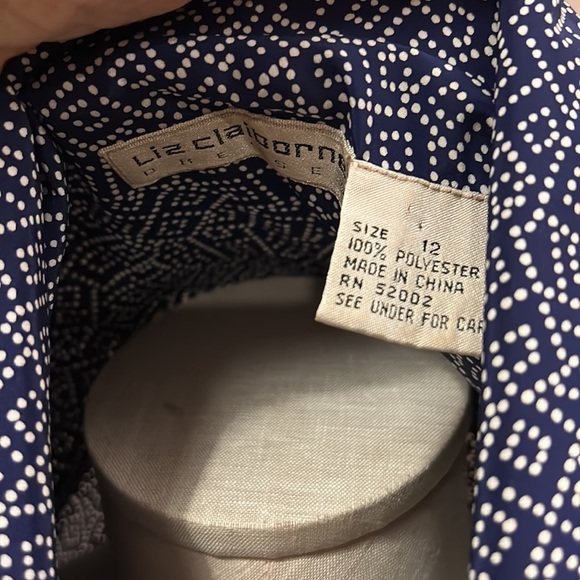 VINTAGE Liz Claiborne Double Chested Aline Maxi Dress size 12 - Picture 10 of 10